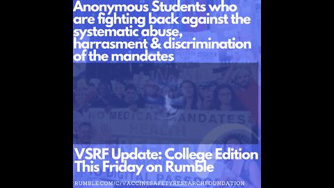 VSRF: College Edition Episode 7: Anonymous Fights Back