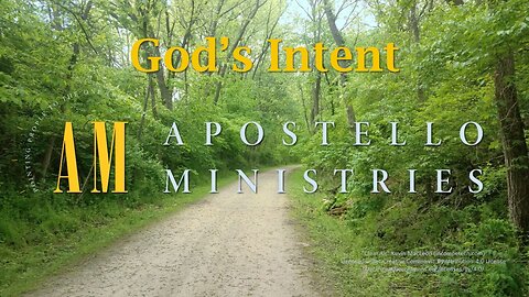 God's Intent