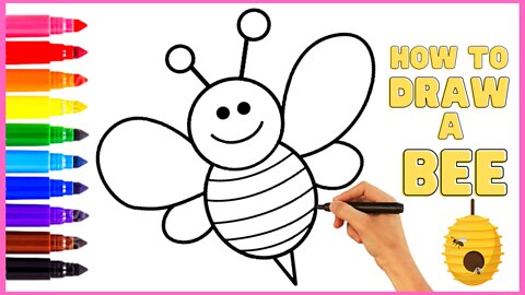 Kids Drawing Honey Bee Wasp Stock Illustration 23135830 | Shutterstock