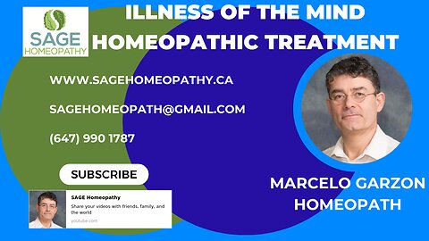 Illness of the mind are very treatable with homeopathic remedies.