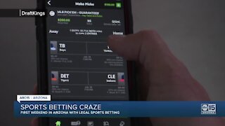 Sports betting craze ramping up in Arizona