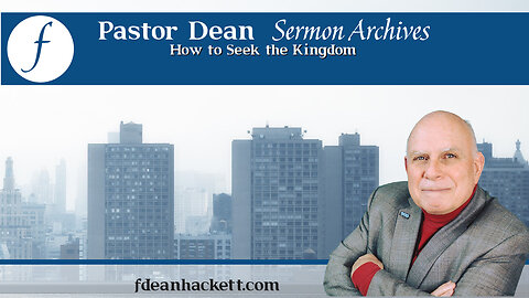 How to Seek the Kingdom