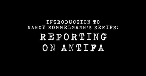 Introduction to "Reporting on Antifa" with Nancy Rommelmann