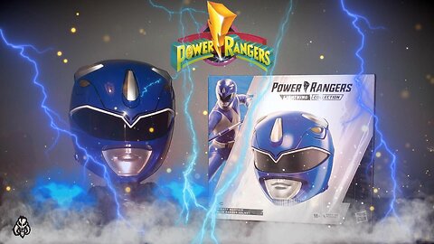 Power Rangers Lightning Collection Mighty Morphin Blue Ranger Helmet (Unboxing)