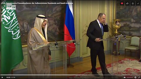 LIVE: Gemeinsame Pressekonferenz der Außenminister Russlands und Saudi-Arabiens