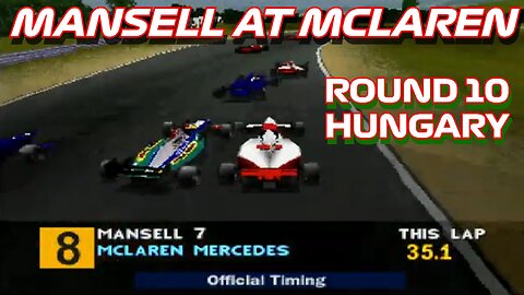 Mansell at McLaren | Round 10: Hungarian Grand Prix | Formula 1 (PS1)