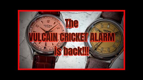 The VULCAIN CRICKET Alarm is Back: Get Yours Today!