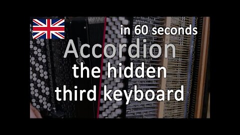 Accordion's third keyboard, free-bass explained in 60s