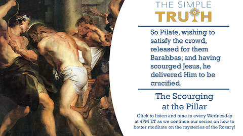 The Second Sorrowful Mystery: The Scourging at the Pillar