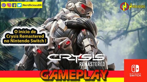 🎮 GAMEPLAY! Confira a nossa Gameplay de CRYSIS REMASTERED do pacote TRILOGY no Nintendo Switch!