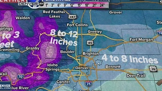 Heavy snow, extreme cold will affect Colorado over next three days; travel likely to be hazardous