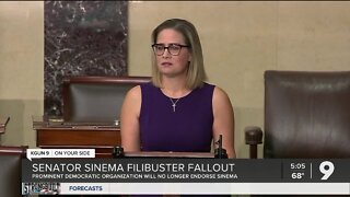 Arizona Democratic Senator Kyrsten Sinema faces criticism after vote against changing filibuster