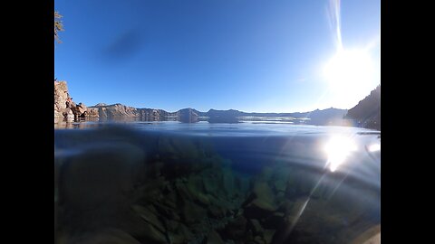 POOLSIDE AT CRATER LAKE 09/15/23 (On a fine Friday)