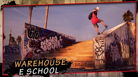 Tony Hawk's Pro Skater 1 Remake, Warehouse e School - Gameplay PT-BR #1