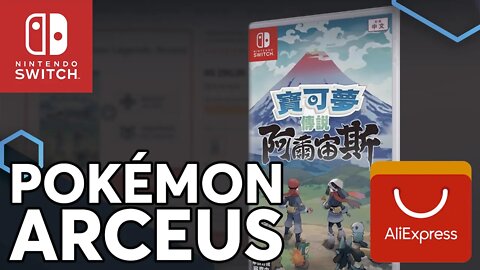 Como é o Pokémon Arceus em Chinês do AliExpress? | Unboxing e teste do jogo