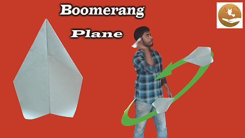 How to Make Boomerang Plane Ver 40 origami boomerang plane