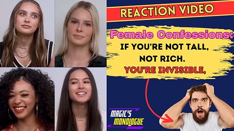 Female Confessions: You're Invisible, if You're NOT Tall, NOT Rich. #reactionshortvideo @RedPillHub