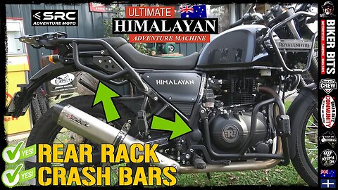 Himalayan Crash Bars & Rear Rack - SRC Adventure Moto