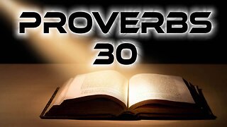 Proverbs 30 God’s Wisdom For Good Living