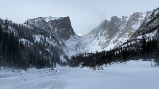 Rocky Mountain National Park - Hallett Peak and Flattop Mountain from Dream Lake