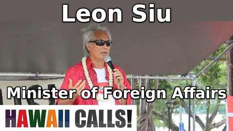 Leon Siu: Minister of Foreign Affairs