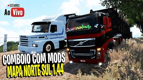 🔴 ETS2 1.44 MULTPLAYER MAPA NORTE SUL EURO TRUCK SIMULATOR 2 1.44