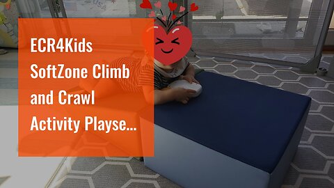 ECR4Kids SoftZone Climb and Crawl Activity Playset, Lightweight Foam Shapes for Climbing, Crawl...