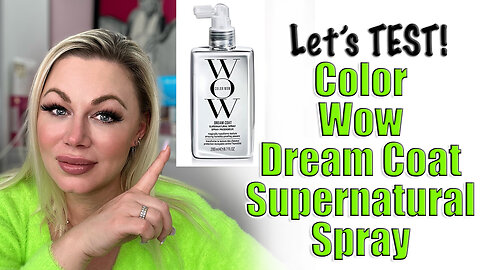 Let's TEST Color Wow Dream Coat Supernatural Spray | Code Jessica10 saves you Money Approved Vendors