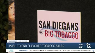 Push to end flavored tobacco sales
