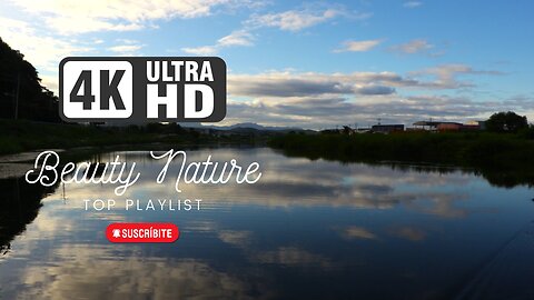 4K Early Morning Lake Relaxing Nature Sounds 3 Hours
