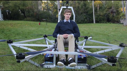 Glendale teenager is building the future of flying transportation by hand