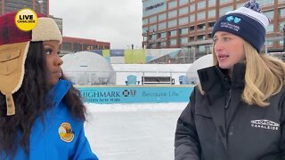 Ice Skating at Canalside