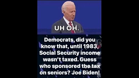ONLY A LOW-IQ SENIOR WOULD VOTE FOR BIDEN