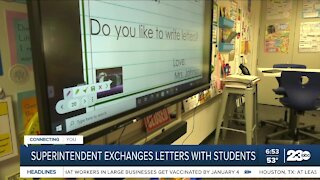 Superintendent exchanges letters with stuents
