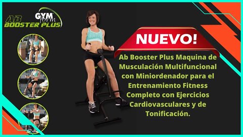 Rewiew de Máquina de Musculación Multifuncional Fitness Completo Ab Booster Plus