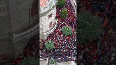 Protesters Storm Government Headquarters in Ambato, Ecuador.