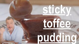 Sticky toffee pudding with butterscotch sauce