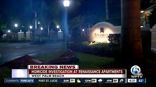 Homicide investigated at Renaissance Apartments in West Palm Beach