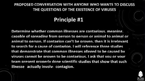 The -Kissing Disease-, Ebola: Conditions/Principles To Discuss Virus' Existence