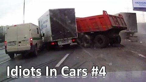 IDIOTS IN CARS COMPILATION #4 | Funny fails, road rage, car crashes