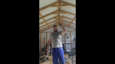 Single Arm Steel Mace Swings🏋️‍♀️