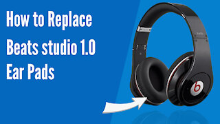 How to Replace Beats Studio 1.0 Headphones Ear Pads / Cushions | Geekria