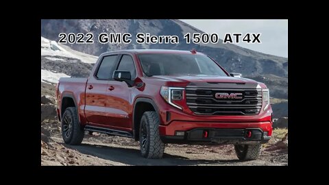 2022 GMC Sierra 1500 AT4X