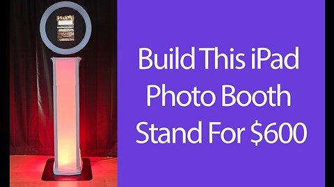 DIY iPad Photo Booth - How to build your own ring light photo booth