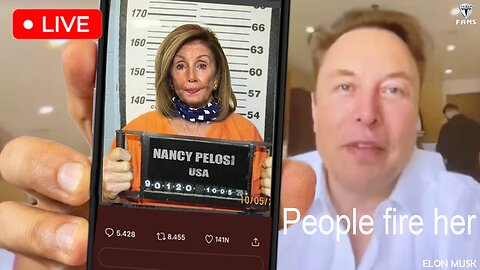 ELON MUSK GETS UP AND RIPS NANCY PELOSI TO SHREDS, EVIDENCE IN SHOWING PELOSI'S LIES AND CORRUPTION!