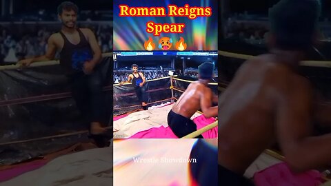 Roman Reigns Spear Status 🥵😈 Roman Reigns best Spear #shorts #romanreigns #brocklesnar