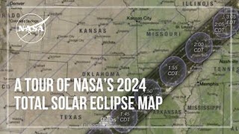 A Tour of NASA’s 2024 Solar Eclipse Map