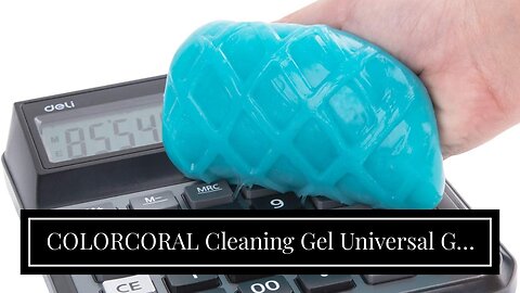 COLORCORAL Cleaning Gel Universal Gel Cleaner for Car Vent Keyboard Auto Cleaning Putty Dashboa...