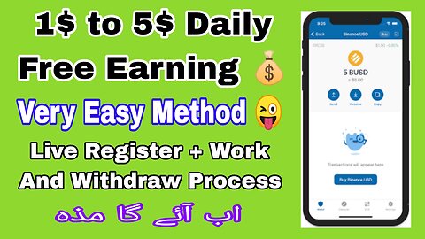 Earn Money Online Without Investment Easy Earning Method 😜 Daily 1$ to 5$ Free