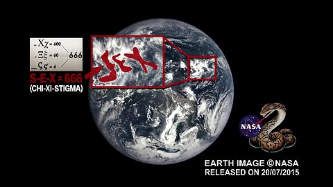The ultimate exposing of NASA "photos" of earth and Satans seal "666" that are signed in them